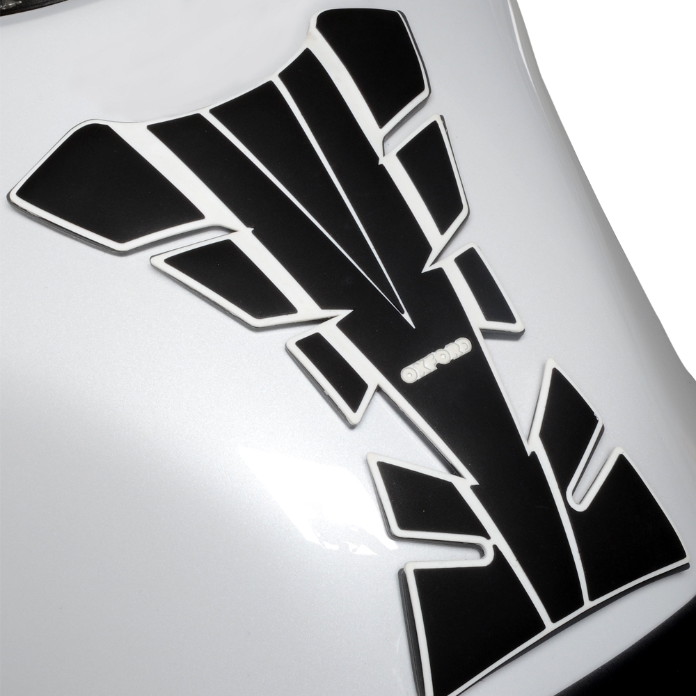 Wing Mirrors World KAWASAKI ZZR1200 Oxford Motorcycle Bumper Essential Tank Protector Pad White