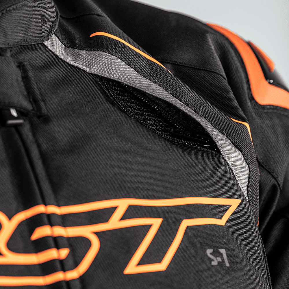RST S-1 CE Textile Jacket - Black/Grey 