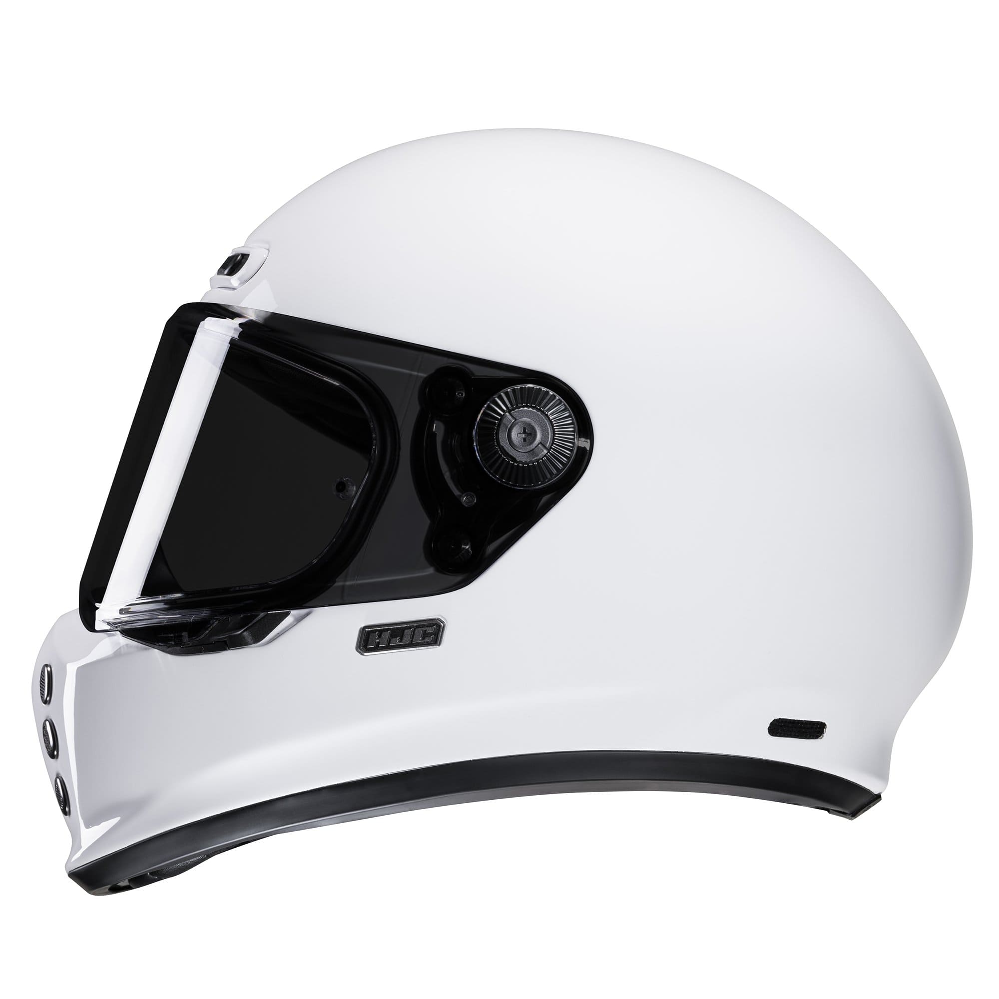 HJC V10 Gloss White HJC Motorcycle Helmets Two Wheel Centre