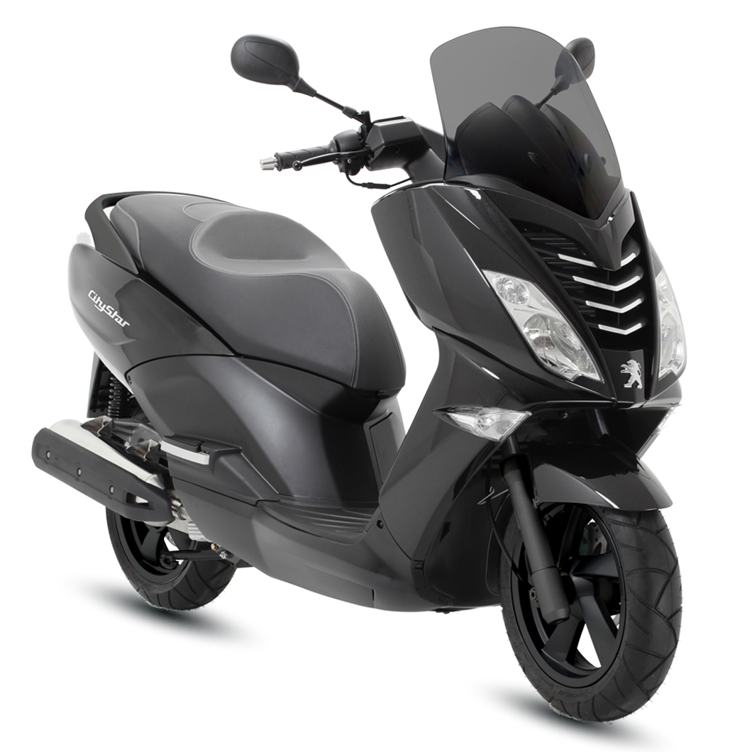 Peugeot Citystar 200cc Black Peugeot Scooters UK Nottingham