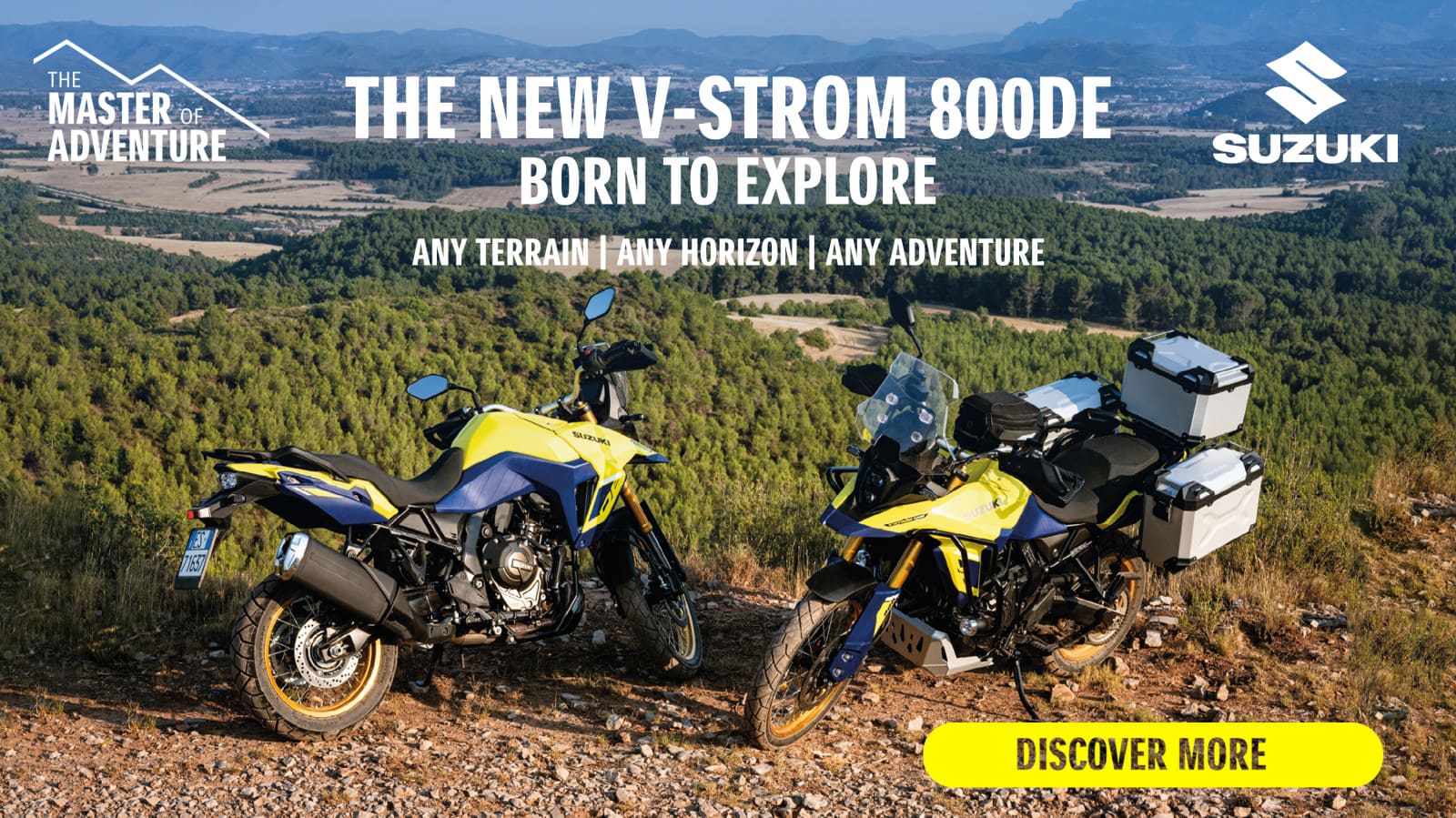 The all-new Suzuki DL800DE V-Strom - Click here to find out more!