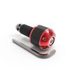 Oxford Carbends 1 Aluminium Bar End Weights - Red
