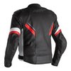 RST Sabre CE Leather Jacket - Black / White / Red