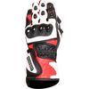 Duchinni DR1 CE Leather Motorcycle Gloves - Black/Red