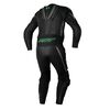 RST S1 CE Leather Suit - Black / Grey / Neon Green | Free UK Delivery