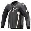 Alpinestars Faster V2 Leather Jacket - Black/White