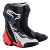 Alpinestars Supertech-R Boots - Bright Red Fluo / White / Grey