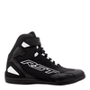 RST Sabre CE Microfibre Motorcycle Trainers - Black / White | Free UK Delivery