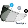 Shoei CWR-F2 Visor (Pinlock Ready) - Photochromatic Light Adaptive Transition