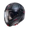 Caberg Levo X Manta - Matt Black/Anthracite/Red | Caberg Motorcycle Helmets | Free UK Delivery