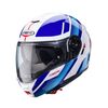 Caberg Levo X Manta - White/Blue/Red  | Caberg Motorcycle Helmets | Free UK Delivery