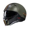 HJC i20 Batol - Matt Green / Black | HJC Open Face Helmets at Two Wheel Centre