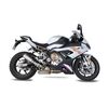 Scorpion Red Power Slip On Exhaust - BMW S1000RR (2019 - 2022) - Brushed Stainless Steel