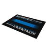 Oxford Door Mat - Pitlane Suzi Blue