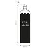 Oxford Fuel Flask Emergency Fuel Bottle - 1.5 Litre