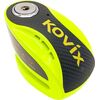 Kovix KNX Series Alarmed Disc Lock 10mm Pin - Fluo Green