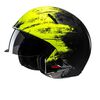HJC i20 Furia - Matt Black / Yellow | HJC Open Face Helmets at Two Wheel Centre