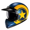 HJC V60 Nyx - Blue/Yellow | HJC Motorcycle Helmets | Two Wheel Centre Mansfield Ltd