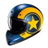 HJC V60 Nyx - Blue/Yellow | HJC Motorcycle Helmets | Two Wheel Centre Mansfield Ltd