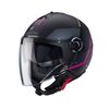 Caberg Riviera V4X Geo - Matt Black/Fuchsia/Anthracite | Caberg Motorcycle Helmets | Two Wheel Centre Mansfield Ltd | FREE UK DELIVERY