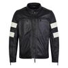 Spada Hanzo CE Classic Leather Jacket - Black/Ivory | Free UK Delivery from Two Wheel Centre Mansfield Ltd