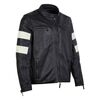 Spada Hanzo CE Classic Leather Jacket - Black/Ivory | Free UK Delivery from Two Wheel Centre Mansfield Ltd