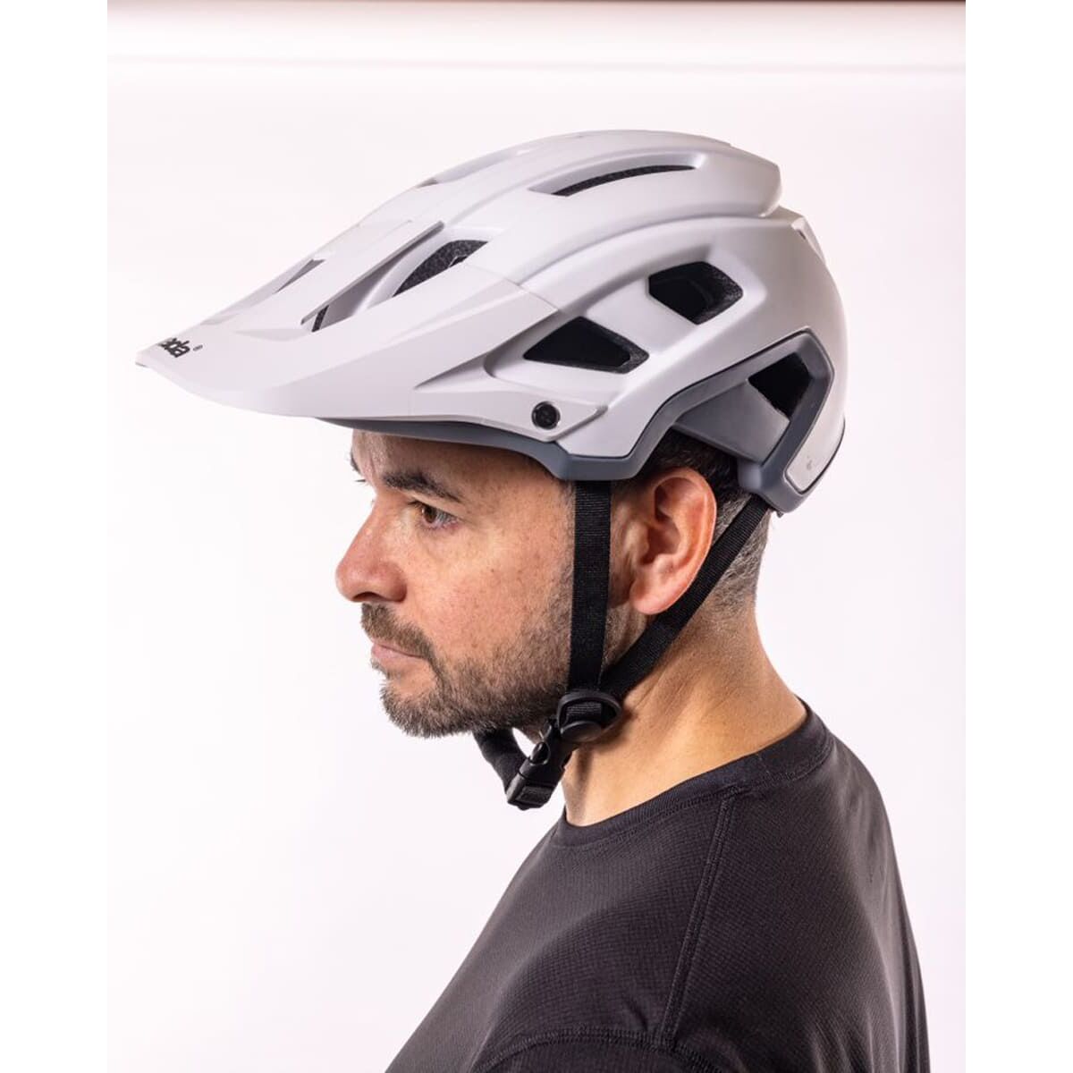 Grey 2025 bike helmet