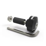 Oxford Barends 1 Aluminium Bar End Weights - Black