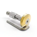 Oxford Barends 2 Aluminium Bar End Weights - Gold