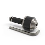 Oxford Carbends 2 Aluminium Bar End Weights - Silver
