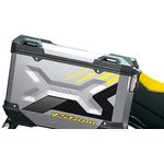 Suzuki V-Strom Aluminium Side Case Graphic Kit - Black / Yellow