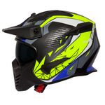 Spada Storm - Matt Black / Blue / Flo | Spada Helmets at Two Wheel Centre | Free UK Delivery