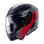 Caberg Horus Scout Flip Front Helmet - Matt Black / Red | Caberg Helmets at Two Wheel Centre