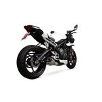 Scorpion Red Power Exhaust - Triumph Street Triple 765 (R, S and RS) (2017 - Current) - Stainless Steel
