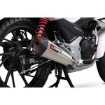 Scorpion Serket Taper Full System Exhaust - Honda CB125 F (17 - Current) - Stainless Steel