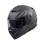 Premier Devil Sport Touring Helmet - Black / Grey | Premier Helmets from Two Wheel Centre