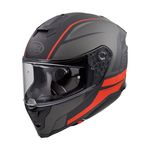 Premier Hyper DE - Gun / Red | Premier Helmets from Two Wheel Centre