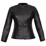 Weise Earhart Ladies Leather Jacket - Black