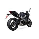 Scorpion Red Power Exhaust - Triumph Street Triple 765 (R and RS) (2020 - Current) - Stainless Steel