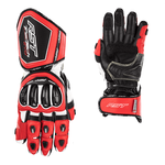 RST Tractech Evo 4 CE Leather Gloves - Red