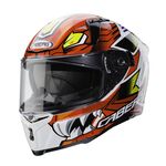 Caberg Avalon Giga - White/Red/Yellow | Caberg Motorcycle Helmets | Free UK Delivery