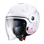 Caberg Uptown - Bloom - White/Silver/Pink