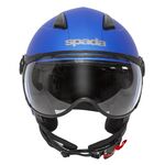 Spada Hellion Open Face Helmet - Matt Blue | Spada Helmets at Two Wheel Centre | Free UK Delivery
