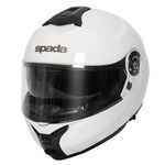 Spada Orion Flip Front Helmet - Gloss White | Spada Helmets at Two Wheel Centre | Free UK Delivery