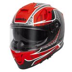 Spada SP1 Helmet - Raptor Graphic - Red/Grey | Spada Helmets at Two Wheel Centre | Free UK Delivery