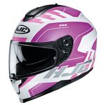 HJC C70 Koro - Pink/White | HJC Helmets at Two Wheel Centre | Free UK Delivery