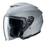 HJC i30 - Gloss Grey | HJC Open Face Helmets at Two Wheel Centre