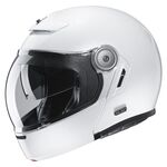 HJC V90 Retro Flip Front Helmet - Gloss White | HJC Helmets at Two Wheel Centre | Free UK Delivery