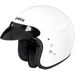 Duchinni D501 Open Face Helmet - Gloss White | Duchinni Motorcycle Helmets | Free UK Delivery