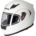 Duchinni D606 Flip Front Helmet - Gloss White | Duchinni Motorcycle Helmets | Free UK Delivery